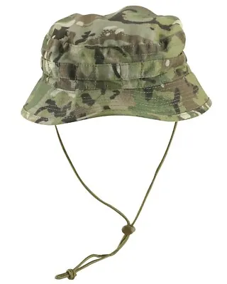 Kids Army Special Forces Jungle Hat Boys RIPSTOP COTTON TAILORED SUN HAT FISHING • £8.99