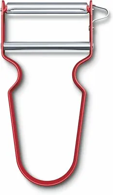 Victorinox Straight-Blade REX Fruit And Vegetable Peeler (Red) 5.5x2.7x0.6 In • £8.99