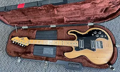 1982 Peavey T-60 Elec Guitar W/ Peavey Chainsaw Case Natural Finish MADE IN USA • $1195