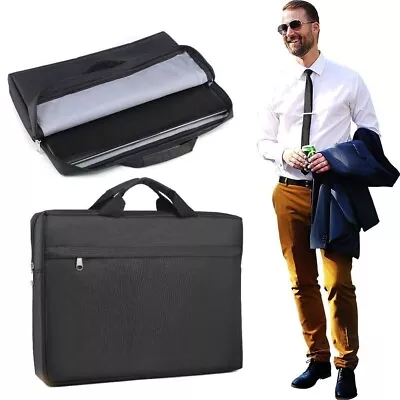 Breathable Men Briefcases Wear Resistant Lawyer Handbag Document Laptop Bag • $50.83