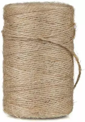 £14.99 • Buy 10m-1000M Metre Natural Brown Shabby Rustic Twine String Shank Craft Jute 