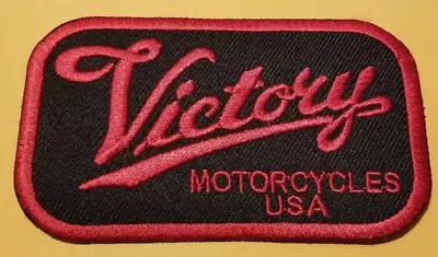 Victory Motorcycles USA Worldwide Shipping Embroidered Patch * • $7.60