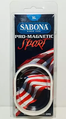 Sabona Pro Magnetic Sport XL Wristband 1200 Gauss Magnets Minus Ions Titanium • $9.79