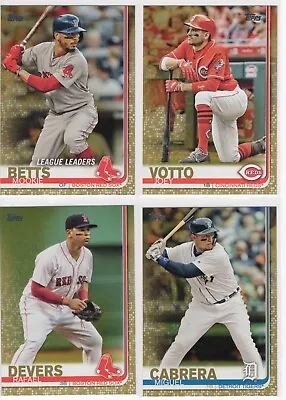 2019 Topps S1 (Cards 200- 350) - GOLD PARALLELS (Pick Your Player - Set Builder) • $1.25