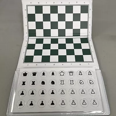 US Chess Standard Checkbook Magnetic Travel Chess Set W/Extra Set Of Pieces • $9.99