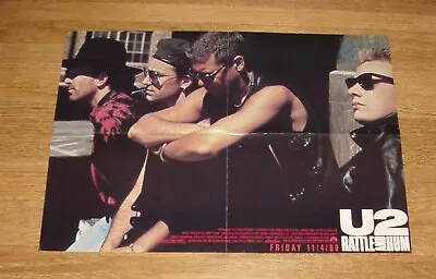 U2 Rattle And Hum 1988 Original Promo 21 X 14 Poster Bono The Edge • $14