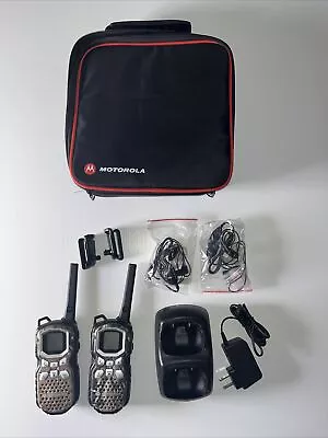 Motorola MS355R FRS Two Way Radio - 35 Mile - Camo - Waterproof W/Accessories • $45