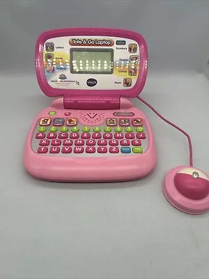 Vtech Tote And Go Laptop Pink Computer Education Learning Toy Tested & Works • $19.99