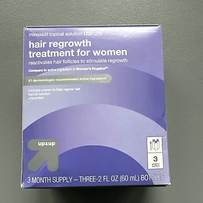 UP & UP Hair Regrowth Treatment For Women 3 Month Supply Exp 05/2025 • $19.99