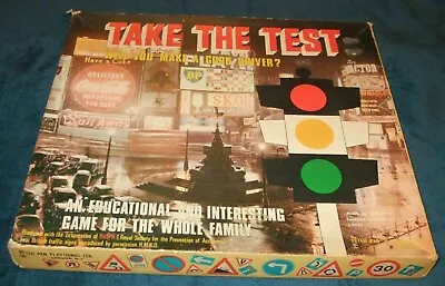 TAKE THE TEST EDUCATIONAL BOARD GAME BY PETER PAN 1967 Game Pieces & Parts (26) • £1.99