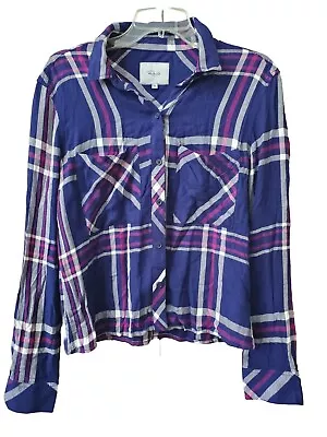 Rails Women's Plaid Flannel Long Sleeve Button-Up Shirt Size XS • $24.99