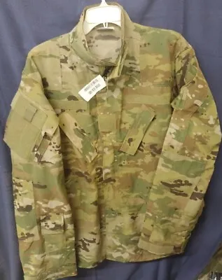 US Army Multicam Aircrew Combat Flight Uniform Coat Shirt A2CU  Size Large Long • $44.99