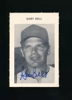 1969 Milton Bradley Gary Bell Signed Auto Autograph Blue Shaprie Tough • $12.50