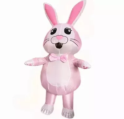 Adult Inflatable Cosplay Halloween Rabbit Costume For Men Or Women Easter Bunny  • $59.99