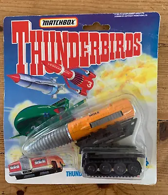 £44.95 • Buy Matchbox Thunderbirds The Mole 1992 Vintage - Brand New In Original Card Sealed