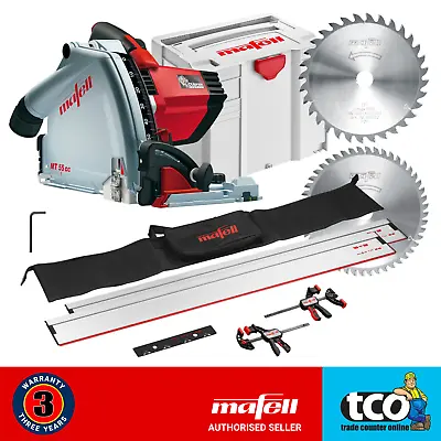 $1156.91 • Buy Mafell MT55cc Plunge Cut Saw KIT 2 X Guide Rail + Clamps + Bag 110V 50Hz