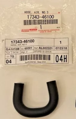 $19.50 • Buy Lexus Oem Factory Vacuum Switching Valve #1 Hose (hose #3) 2001-2005 Is300 