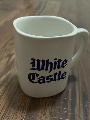 Vintage White Castle Burgers “Buy Em By The  Stack” Square Coffee Mug White • $20