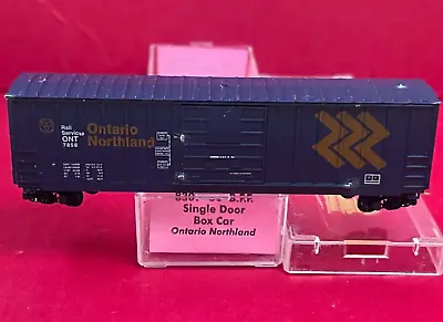 N Scale Roundhouse Ontario Northland 50' BFF Box Car 8307 ONT 7858 MTL Trucks • $23.99