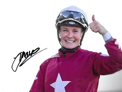 Horse Racing - Joanna Mason - Hand Signed 8x6 Inch Photograph - COA • £9.99