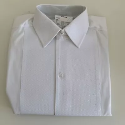 £24.99 • Buy Genuine British Military White Marcella Front Dress Shirt RAF/NAVY/RN/RM OFFICER