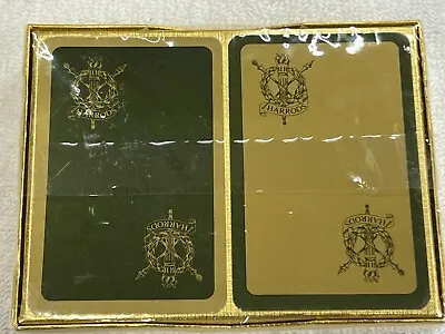 Harrod’s Playing Cards Piatnik Vienna-Original Box-Vintage-NOS-Double Deck • $24.88