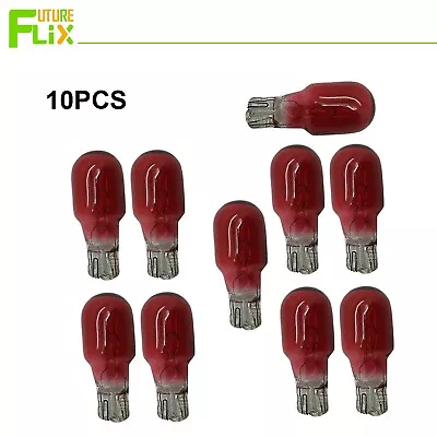 10x Red T15 15w 921 Large Head Capless High Level Brake Light Fog Red Bulb • £3.99