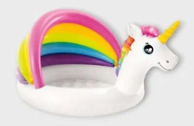 Intex Unicorn Baby Pool 50in X 40in X 27in For Ages 1-3 • $29.99