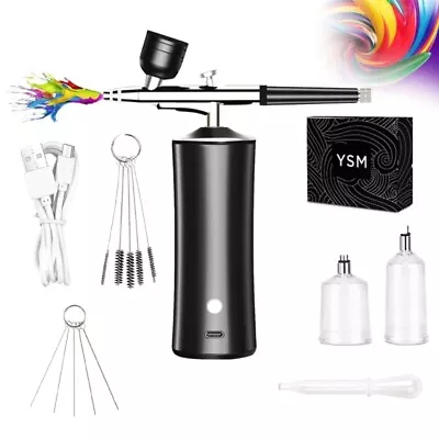Portable Airbrush Kit With Compressor For MakeupCake Decoration • $41.01