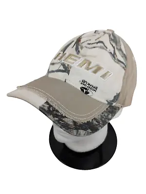 Hemi Mossy Oak Break Up Strapback Hat Baseball Cap OSFM Beige White Mopar • $13.49