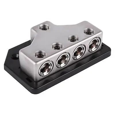 New Skar Audio X1 1/0 Or 4 Ga Input To X4 1/0 Or 4 Ga Output Distribution Block • $16.99