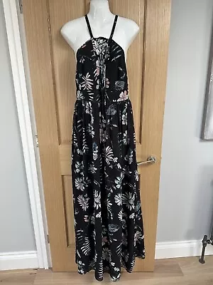 Rochelle Humes Floral Maxi Dress Size 12  • £22.50