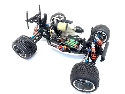 VINTAGE Duratrax 2wd Nitro RC Stadium Truck W/ Flysky Rx • $49