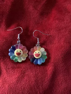 Bts Jhope Colourful Sunflower Inspired Earrings Kpop Army Gift • £5.50