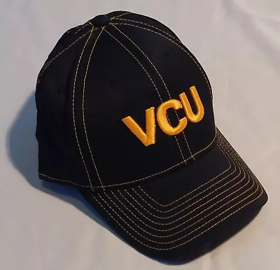 Virginia Commonwealth University Adidas Cap - One Size Black And Yellow • $12