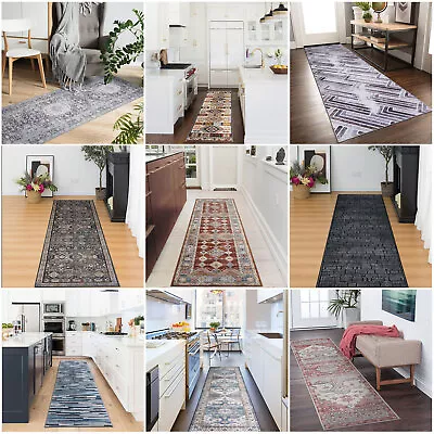 Hallway Rug/ Persian Runners / Machine Washable Mat/ Non Slip Carpet 80x300cm • $79.99