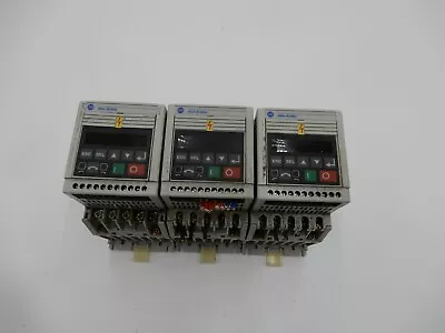 Three Allen Bradley Variable Speed Drives 160-ba01nps1p1 • $116