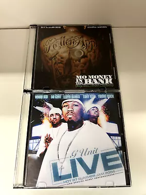 2x Rare DJ Whoo Kid G-Unit 50 Cent Lloyd Banks Mo Money 5 NYC Promo Mixtape CDs • $39.99