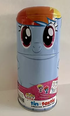 My Little Pony RAINBOW DASH TIN-TASTIC Pop! Creative Activity Set Pencils Eraser • $30