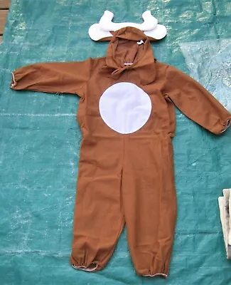 Unbranded 2 Pc Moose Halloween Costume Toddler Size 1-2 NIP • $5