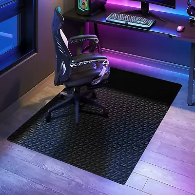 Chair Mat For Hard Floor 47  X 36  Vinyl Gaming Chair Mat For Hard Surface Mul • $58.99