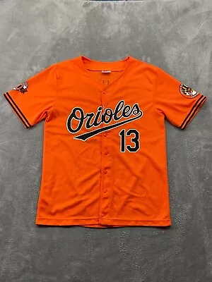Baltimore Orioles Jersey Youth Extra Large Orange #13 Manny Machado Teamwear • $18.74
