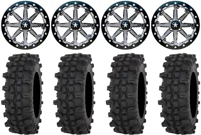 MSA Lok 14  UTV Wheels 28  ACP Tires Kawasaki Mule Pro FXT • $1659.80