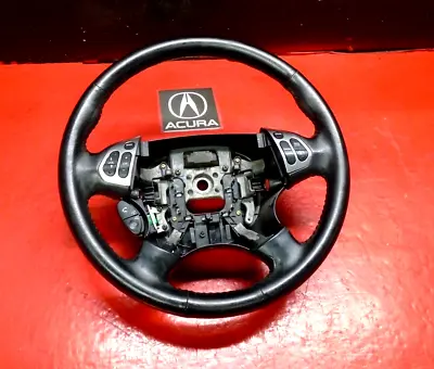 04-06 Acura Tl Leather Steering Wheel With Cruise Audio Phone Switches Black Oem • $85