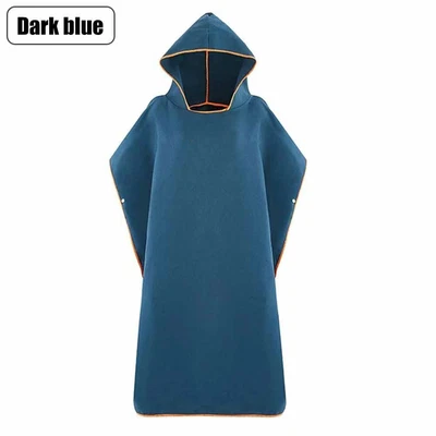 £12.99 • Buy Unisex Poncho Towel Beach Swimming Changing Robe Hooded Quick Dry Adult Bathrobe