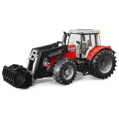 $105 • Buy Bruder 1:16 Massey Ferguson 7624 44.5cm Tractor W/ Front End Loader Kids Toy 3y+