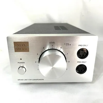 $479.99 • Buy STAX SRM-323A Headphone Amplifier Silver 100VAC Used From Japan