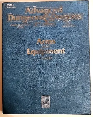 Advanced Dungeons & Dragons 2nd Edition Arms And Equipment Guide 2123 • $35