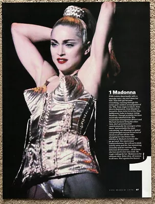 MADONNA - 1998 Full Page UK Magazine Poster • $4.87