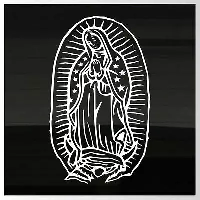 Lady Virgin Mary Guadalupe LARGE 15  Decal Sticker Mexican Religious Catholic • $15.99